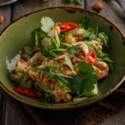 Цветная капуста в ореховом соусе в Охота на Енота по цене 420 ₽