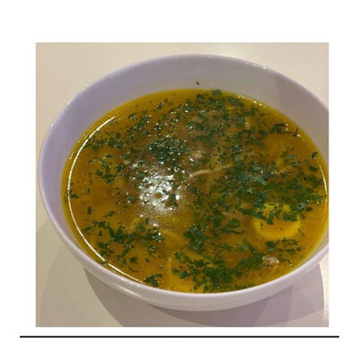 Куриный суп с лапшой в Тревеллерс кофе по цене 279 ₽