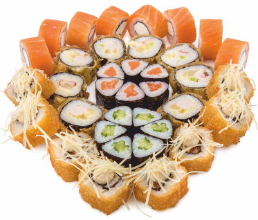 Роллы ассорти эконом №3 в SUSHSTYLE по цене 1780 ₽