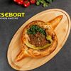 Лодочка по-аджарски с Лобио в Cheeseboat по цене 700