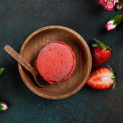 Сорбет Клубника в У Палыча. С пылу, с жару! по цене 236 ₽