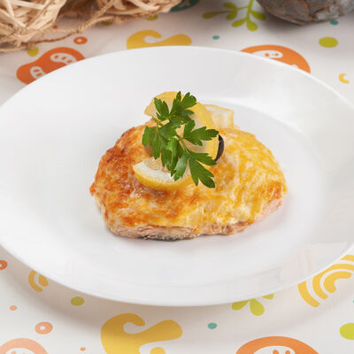 Горбуша под сыром с морковью и луком в Баракат по цене 199 ₽