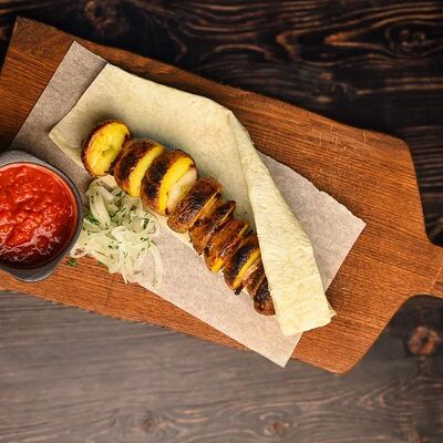 Запеченный картофель с салом в The Kabak по цене 650 ₽