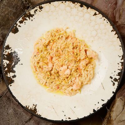 Паста Орзо с креветками в чесночном соусе в Zanzibar по цене 1060 ₽