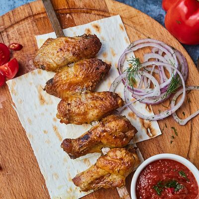 Шашлык из куриных крыльев в Тайфун по цене 239