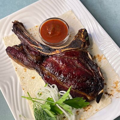 Антрекот Копченый из молодой телятины на мангалев Настроение вкуса по цене 1420 ₽