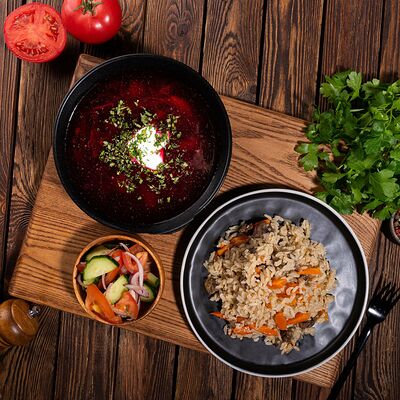 Бизнес ланч №1 в Кухня 91 по цене 576 ₽