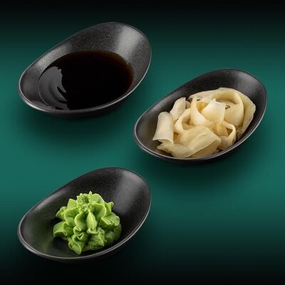 Набор для суши (соус, имбирь, васаби) в Нияма по цене 149 ₽