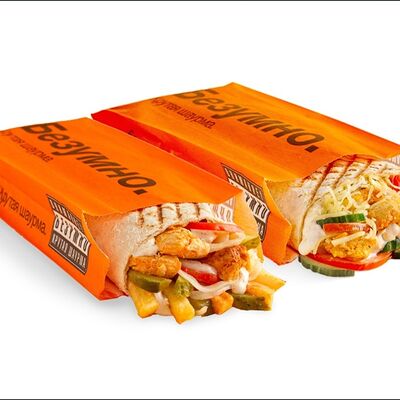 Комбо с Кавказкой и Сырной в Безумно Крутая Шаурма по цене 898 ₽