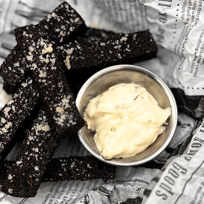 Гренки ржаные в #ВМЯСО по цене 300 ₽