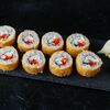 С угрем, крабовым мясом и масаго в Wok café по цене 790