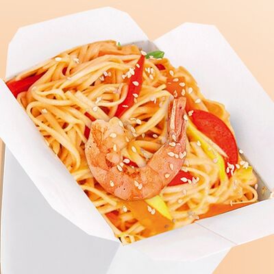 Лапша с морепродуктами в Лапша №1 ЕдаВок по цене 349 ₽