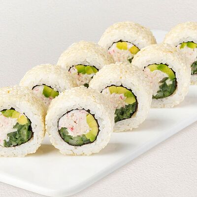 Калифорния в кунжуте в Суши Wok по цене 419 ₽
