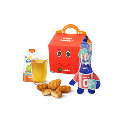 Кидз Комбо обед с игрушкой Маленький в Вкусно – и точка по цене 335 ₽