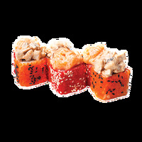 Ролл Унаги и Сяке в Клуб-кафе Трын-Трава