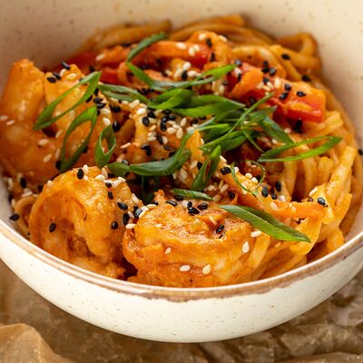 Удон с креветками в Friendly по цене 480 ₽