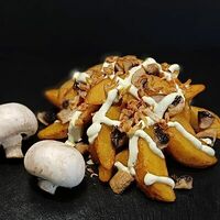 Картофель по-деревенски с грибами в Блин да денёр