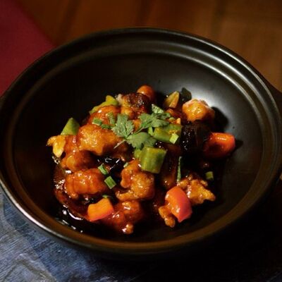 Баклажаны со свининой в Go-Boo по цене 619 ₽