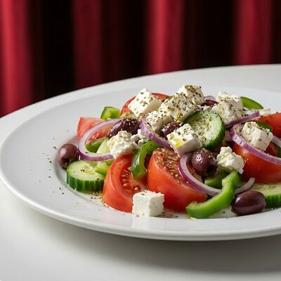 Салат Греческий из свежих овощей в НУАР по цене 650 ₽