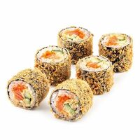 Темпура ролл с лососем в Menza