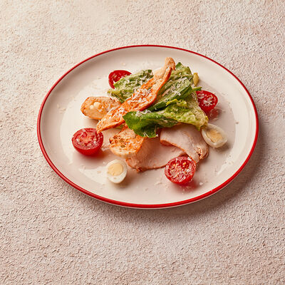 Цезарь с креветками в Хачапури Выпечка и Вино по цене 640 ₽