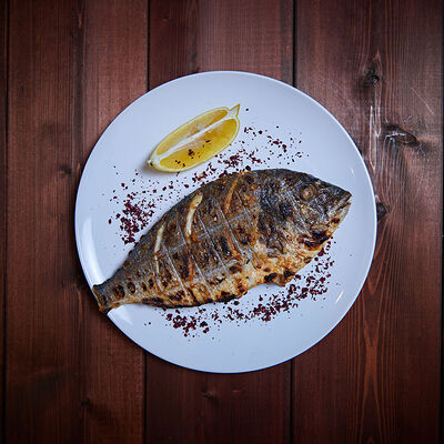 Дорадо на мангале в Хинкальная Легенда по цене 950 ₽