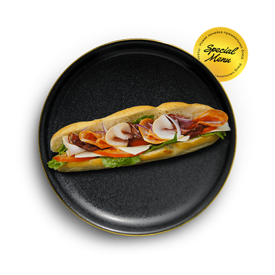 Багет с индейкой и чоризо по-итальянски в Prime по цене 489 ₽