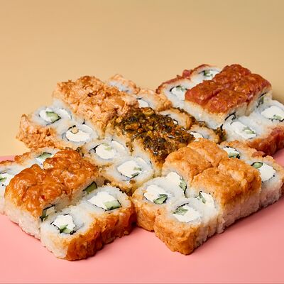 Спайси сет в Русские роллы по цене 2200 ₽