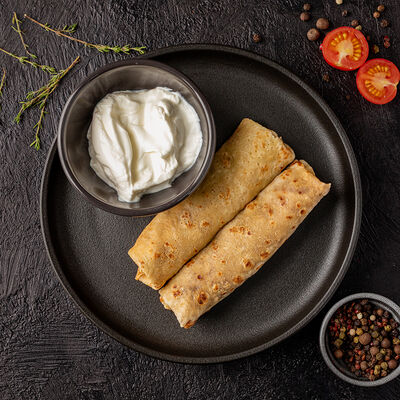 Блины с мясом в Миксория по цене 600 ₽