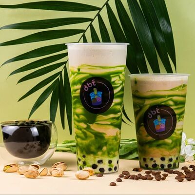 Фисташковый латте с тапиокой L в Double Bubble Tea по цене 530 ₽