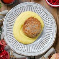 Картофельное пюре с котлетой в Чито