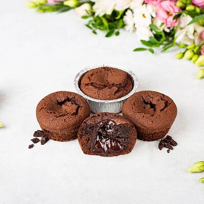 Фондан шоколадный замороженный в У Палыча. С пылу, с жару! по цене 621 ₽