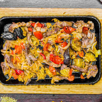 Телятина садж в Lounge-Café Marrakech