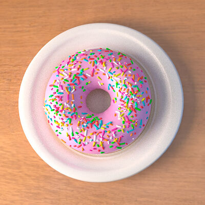 Клубничный пончик в Costa Coffee Keruen по цене 1100 ₸