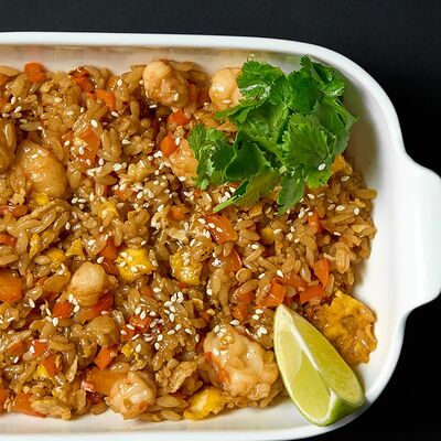 Боул рис + креветки в Полтора тигра по цене 830