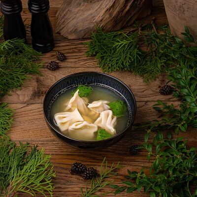 Суп с хинкали в Чача по цене 350 ₽