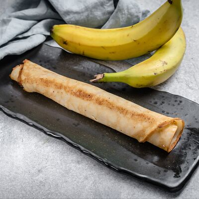 Блин с бананом и шоколадным соусом в Грабли по цене 199 ₽