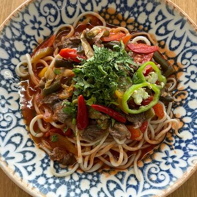 Лагманв ТРИ КАЗАНА плов манты шурпа по цене 495 ₽