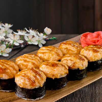 Запеченный ролл Осака в Вкусные Суши Premium по цене 540