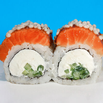 Карамельная филадельфия в Русалочка любит суши по цене 810 ₽