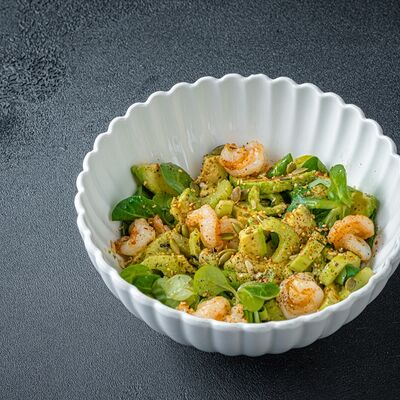 Салат Боро-боро с креветками в Florentini City Café по цене 1190 ₽