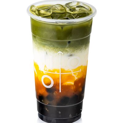 Матча-Манго латте с карамельной тапиокой Jinju (bubble tea) в Jinju Bubble Tea по цене 700 ₽