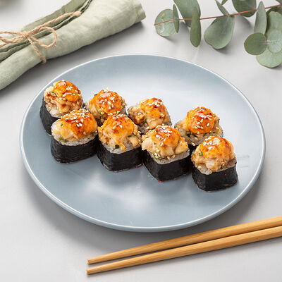 Запеченный с окунем в Сушишоп по цене 289