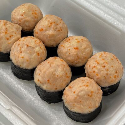 Запеченный ролл с семгой в Роллбург по цене 1200 ₽