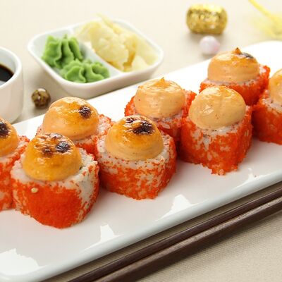 Эби пай ролл в Kushi-Sushi по цене 513 ₽