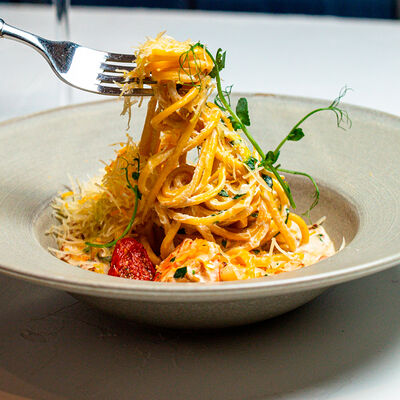 Спагетти Карбонара с беконом в Pro Italia по цене 650 ₽