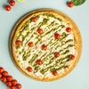 Пицца с курицей и песто тонкое тесто в E La Mia Pizza по цене 949