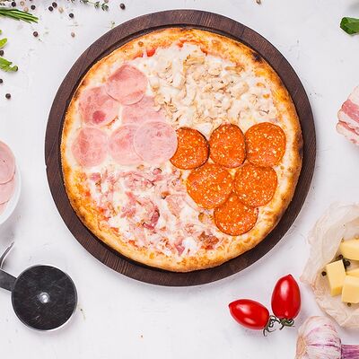Четыре сезона 23 см в Pizza Sun по цене 569 ₽