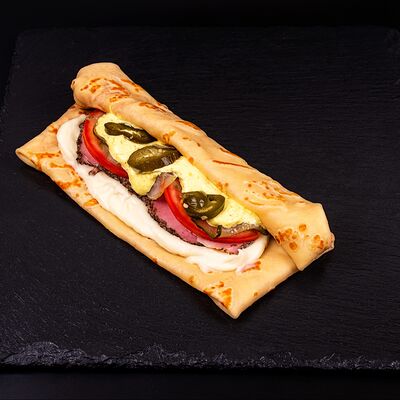 Блин с бужениной в Кофе блин по цене 379 ₽