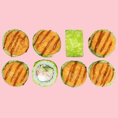 Запеченный сырный с крабом в MyRoll по цене 679 ₽